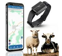 Winnes Localizzatore GPS con Colletto per Cani, Caccia, Mucca, Cavallo, Pecora, Cammello - IP66 Impermeabile, Portata Illimitata in Tempo Reale Senza Abbonamento per Grandi Animali (TK935)