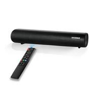 Winnes Soundbar TV Mini Casse per PC/TV Altoparlante Audio Bluetooth per Home Cinema con 3 modalità EQ,Subwoofer Wireless,Telecomando/Ingresso Ottica+ AUX+ USB+ HDMI+RCA e kit di Montaggio a Parete