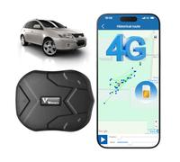 Winnes Tracker GPS 4G per auto con scheda SIM integrata, fino a 120 giorni in standby, magnetico, IP65, localizzazione in tempo reale tramite app, protezione antifurto per auto, camion e rimorchi, ABO
