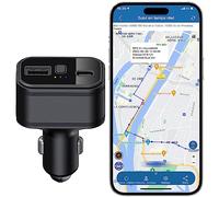 Winnes Tracker GPS Auto 4G GPS Localizzazione in Tempo Reale con Caricatore Auto Type-C/USB 2 in 1 Tracker Antifurto per Veicoli Autocarri Tramite SMS/APP/PC,APP GRATUITA