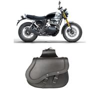 WinNet Borse Laterali da Moto compatibili con Royal Enfield BEAR 650 coppia 2 valigie in Pelle rigida Bisaccia Custom da usare SENZA TELAIETTI