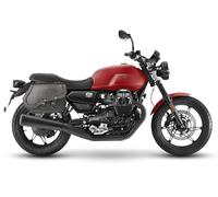 WinNet Coppia di Borse laterali Rigide in Pelle a Bisaccia Custom per Moto Guzzi V7 681 Stone o Sport