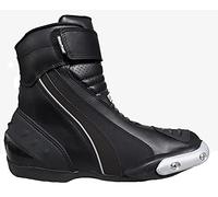 WinNet Stivali stivaletti Bassi da Moto Falco in Vera Pelle con Protezioni e Sliders