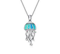 WINNICACA Medusa Collane opalie in argento sterling argento oceano gioielli cubici zirconi regali di Natale per le donne ragazze