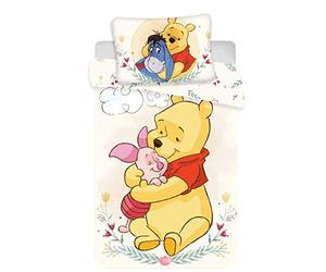 Winnie L'Ourson et Ses Friends - Parure da letto per bambini, copripiumino in cotone