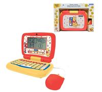 Winnie The Pooh Bilingual Talking Educ Laptop NUOVO