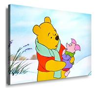 Winnie The Pooh cameretta - quadro su tela - 100 x 70 cm K. poster. Immagine già montato su telaio. Pop Art pittura arte stampe, quadri, Immagini Per La Decorazione - Decorazione/Top 100. Immagini per bambini - Baby camera da letto