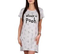 Winnie the Pooh Camicia da notte donna, Maglietta COTONE, L'ESTATE, grigio