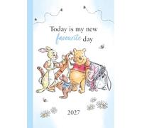 Winnie the Pooh Classic 2027 A5 Diary Official Licensed Disney Diary, Week-to-View Layout, A5 Format, Timeless Classic Hundred Acre Wood Artwork, Daily Planner for Winnie the Pooh Fans