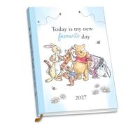 Winnie the Pooh Classic 2027 A5 Diary Official Licensed Disney Diary, Week-to-View Layout, A5 Format, Timeless Classic Hundred Acre Wood Artwork, Daily Planner for Winnie the Pooh Fans