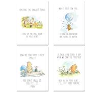 Winnie The Pooh Classic Art Prints - Set di Quattro
