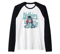 Winnie The Pooh Eeyore Nothing To Do Maglia con Maniche Raglan