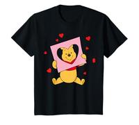 Winnie The Pooh Heart Paper Valentine Maglietta