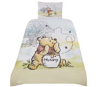 Winnie The Pooh Singolo Copripiumino Set, Compleanno, Regalo di Natale Ufficiale