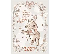 Winnie the Pooh Sketchbook 2027 A5 Diary Official Licensed Disney Diary, Week-to-View Layout, A5 Format, Charming Sketchbook-Style Hundred Acre Wood Artwork, Daily Planner for Winnie the Pooh Fans