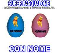 WINNIE THE POOH SUPER PASQUALONE SORPRESONE UOVO DI PASQUA CONTENITORE PIMPI TIG