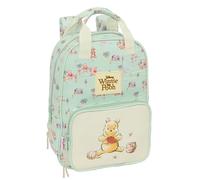 WINNIE THE POOH - Zaino per bambini, adattabile con manici, tessuto riciclabile, ideale per bambini di diverse età, comodo e versatile, qualità e resistenza, 20 x 8 x 28 cm