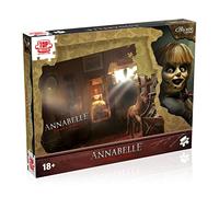 Winning Moves- Cavallo Annabelle 1000 Pezzi, Edizione Inglese, immergiti nel Mondo dell'evocazione con Questo Puzzle Horror inquietante per Adulti, Multicolore, 1000pzs, WM02899-ML1-6