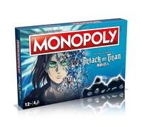 Winning Moves Attack on Titan The Final Season Monopoly Board Game, buy Eren Jae