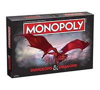Winning Moves Monopoly: Dungeon & Draghi Edizione Famiglia Tavola Gioco Età 12+