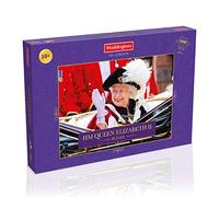 Winning Moves HM Queen Elizabeth Single Image 1000 Piece Jigsaw Puzzle Game, pezzo insieme HM Queen Elizabeth mentre saluta i passanti, regalo per i 10 anni più