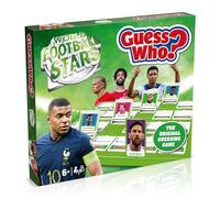Winning Moves Le Stelle del Calcio Mondiale, indovina Chi? Gioco da Tavolo Verde, Gioca con Messi, Ronaldo, Harry Kane, Salah, Facile da configurare, Regalo per Bambini dai 6 Anni in su, Taglia unica