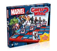 Winning Moves Marvel Guess Who? Gioco da tavolo, The Avengers, Guardiani della Galassia e forze Wakanda tra cui Hulk, Iron Man, Black Panther, regalo per bambini dai 6 anni in su