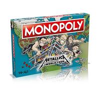 Winning Moves Metallica World Tour Monopoly Board Game, Tour in tutto il mondo tra cui San Paolo, Chicago e Quebec, Acquista proprietà con Metallic-bucks, è un ottimo regalo per i 14 anni più