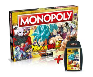 Winning Moves Monopoly Dragon Ball Super Tedesco Francese Top Trumps