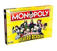 WINNING MOVES MONOPOLY Giochi da Tavolo - Edizione My Hero Academia: 2-6 Giocatori, Giochi per Bambini e Adulti, Perfetto Notti di Gioco, Dagli 8+ Anni