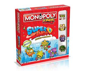 WINNING MOVES Monopoly Junior SuperZings - Gioco da tavolo in spagnolo