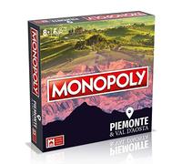 Winning Moves Monopoly Piemonte e Val D'aosta - Giochi da Tavolo per 2-6 Persone, Età 8+