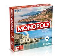 Winning Moves Monopoly Sicilia - giochi da tavolo, giochi da tavolo adulti, giochi da tavolo bambini, giochi da tavolo per 2, da 2 a 6 persone, età 8+