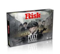 Winning Moves Gioco da tavolo strategico Peaky Blinders RISK, conquista tutto con Thomas Shelby, accetta missioni da Arthur, Lizzie, Oswald Mosley e Jessie Eden, è un ottimo regalo per bambini dai 18