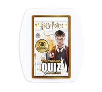 Winning Moves - Quiz Harry POTTER - 500 domande illustrate - Gioco da tavolo - Gioco di carte - Formato viaggio - Da 8 anni - 2 a 6 giocatori - Versione francese