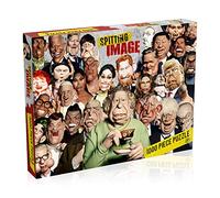 Winning Moves Spitting Image 1000 Piece Jigsaw Puzzle Game, mettere insieme un montaggio di marionette tra cui Ed Sheeran, Billie Eilish e Sua Maestà, regalo per età 10 plus