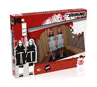 Winning Moves Stephen King's The Shining 1000-Piece Jigsaw Puzzle Game, Assemblare i Grady Twins, Jack e Wendy, Puzzle horror per adulti, regalo per gli appassionati di horror