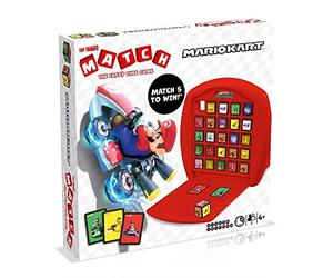 Winning Moves Top Trumps Mario Kart Match - Giochi per Bambini 4 Anni di più - Gioco 2 Giocatori - Giochi per Bambini - Gioco di Logica - Giochi Strategia - Gioco Vassoio