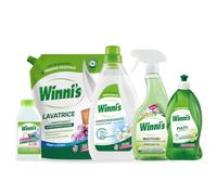 Winni's-Ammorbidente,Detersivo e Cura Lavatrice, Detersivo Piatti, Multiuso