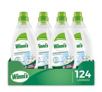 Winni's Ammorbidente Lavatrice, Fiori Bianchi, 124 Lavaggi, 775 ml x 4