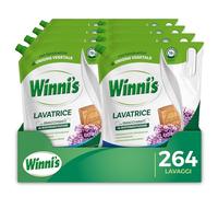 Winni's Detersivo Lavatrice, Aleppo e Verbena, 264 Lavaggi, 1485 ml x 8