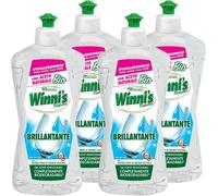 Winni's Naturel Brillantante per Lavastoviglie, Aceto Bio 4x250ml Ipoallergenico