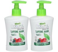 Winni's Sapone Mani Melograno e Mirtillo Nero 2x250 ml Sapone liquido