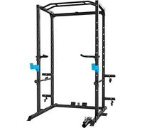 WINNOW Squat rack Altezza regolabile Power Cage con Pull Up Bar, Multi-Funzione Home Gym Power Tower Allenamento di Forza Squat stand Barbell Rack (Solo gabbia di potenza)