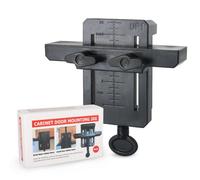 Winnsell Posizionatore per installazione della porta dell'armadio, maschera hardware regolabile, versatile per montaggio su porta dell'armadio, versatile maschera hardware per la lavorazione del legno