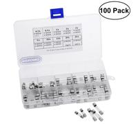 Winomo 100pcs 10 valori fast-blow fusibili rapidi soffiatore di
