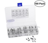 Winomo 100pcs 10 valori fast-blow fusibili rapidi soffiatore di