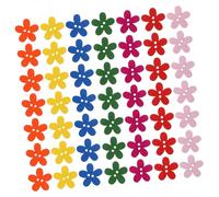 WINOMO 100pcs Fiore Colorato flatback Bottoni da cucire scrapbooking artigianato