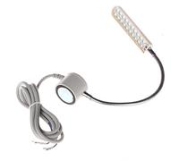 WINOMO 220V macchina da cucire 20-LED bianco luminoso eccellente fissaggio magnetico Base collo d'oca flessibile LED lampada