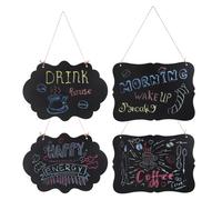 Winomo 4pcs mini lavagna lavagna tags tags segni della scheda del messaggio